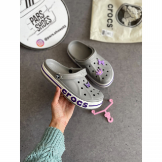 Crocs Bayaband Clog Gri & Mor