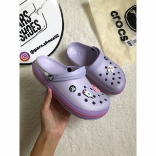Crocs Crocband Mor & Pembe